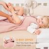 Picture of Yoofoss Baby Sleep Sack 0-6 Months TOG 2.5 Winter Baby Wearable Blanket, 100% Cotton Infant Sleeping Sack 2-Way Zipper Warm Quilted Sleep Sack