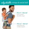Picture of Infantino Flip 4-in-1 Light & Airy Convertible Baby Carrier - Breathable, Lumbar Support, Adjustable Waist Belt, Head Support, Ergonomic Seat, Plush Straps for Newborn to Toddler 8-32 lbs