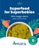 Picture of Amara Organic Baby Food - Stage 2 - Peas, Corn & Carrots - Baby Cereal to Mix With Breastmilk, Water or Baby Formula - Shelf Stable Baby Food Pouches Made from 100% Organic Veggies - 10 Pouches, 3.5oz Per Serving