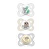 Picture of MAM Original Night Pacifiers 0-6 Months, Best for Breastfed Babies, Glow in The Dark, Unisex Girl, Value Pack, 6 Count