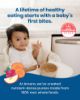 Picture of Amara Organic Baby Food - Stage 2 - Applesauce & Maqui Berry - Baby Cereal to Mix With Breastmilk, Water or Baby Formula - Shelf Stable Baby Food Pouches Made from Organic Fruit - 10 Pouches, 3.5oz Per Serving