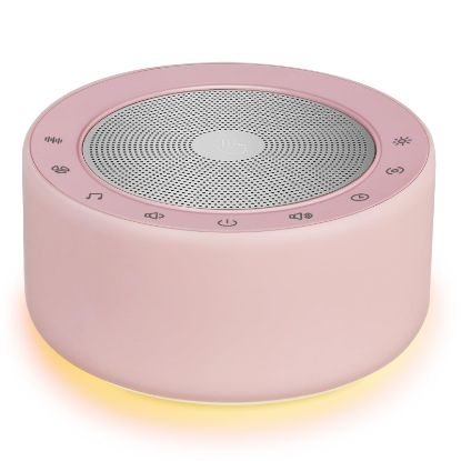 Picture of Nursery Lamp with Sound Machine, Mood Lighting, 7 Colors Night Light, 30 Soothing Sounds, White Noises for Baby, Adults. Timer, Plug in, Memory Function, Touch Control