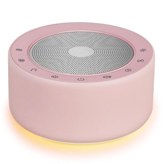 Picture of Nursery Lamp with Sound Machine, Mood Lighting, 7 Colors Night Light, 30 Soothing Sounds, White Noises for Baby, Adults. Timer, Plug in, Memory Function, Touch Control