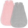 Picture of Yoofoss Fleece Baby Sleep Sack 18-24 Months with Plush Dots, TOG 1.5 Baby Wearable Blanket with 2-Way Zipper, Cotton Toddler Sleeping Sack Fleece