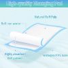 Picture of Rocinha 100 Pack Disposable Changing Pads Baby Disposable Underpads Waterproof Diaper Changing Pad Breathable Underpads Bed Table Protector Mat, 17 Inches x 13 Inches