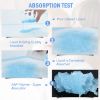 Picture of Rocinha 100 Pack Disposable Changing Pads Baby Disposable Underpads Waterproof Diaper Changing Pad Breathable Underpads Bed Table Protector Mat, 17 Inches x 13 Inches