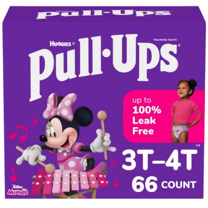 Picture of Pull-Ups Girls' Potty Training Pants, Size 3T-4T Training Underwear (32-40 lbs), 66 Count