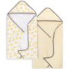 Picture of Burts Bees Baby Infant Hooded Towels Little Ducks Organic Cotton, Unisex Bath Essentials and Newborn Necessities, Soft Nursery Towel with Hood Set, 2-Pack Size 29 x 29 Inch