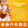 Picture of Serenity Kids 7+ Months World Explorers Baby Food Pouches Puree Made with Ethically Sourced Meats & Organic Veggies - 3.5 Ounce BPA-Free Pouch - World Explorers Intro Pack - 6 Count - Baby Food Puree