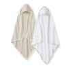 Picture of Burt's Bees Baby Hooded Towels, Absorbent Knit Terry, Super Soft Single Ply, 100% Organic Cotton