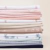 Picture of Burt's Bees Baby Infant Burp Cloths, 100% Organic Cotton Extra Absorbent Soft Fabric Drool Cloths, 5-Pack Newborn Must-Have Essential Large Burping Cloths, One Size 17 x 11.75 Inches