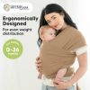 Picture of KeaBabies Baby Wrap Carrier - All in 1 Original Baby Carrier Newborn to Toddler Sling, Easy to Wear, Hands Free Bonding, Lightweight, Breathable Infant Wraps (Warm Hearth)
