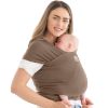 Picture of KeaBabies Baby Wrap Carrier - All in 1 Original Baby Carrier Newborn to Toddler Sling, Easy to Wear, Hands Free Bonding, Lightweight, Breathable Infant Wraps (Saddle Brown)