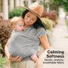 Picture of KeaBabies Baby Wrap Carrier - All in 1 Original Baby Carrier Newborn to Toddler Sling, Easy to Wear, Hands Free Bonding, Lightweight, Breathable Infant Wraps (Classic Gray)