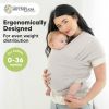 Picture of KeaBabies Baby Wrap Carrier - All in 1 Original Baby Carrier Newborn to Toddler Sling, Easy to Wear, Hands Free Bonding, Lightweight, Breathable Infant Wraps (Rhino Gray)