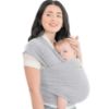 Picture of KeaBabies Baby Wrap Carrier - All in 1 Original Baby Carrier Newborn to Toddler Sling, Easy to Wear, Hands Free Bonding, Lightweight, Breathable Infant Wraps (Ash Gray)