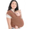 Picture of KeaBabies Baby Wrap Carrier - All in 1 Original Baby Carrier Newborn to Toddler Sling, Easy to Wear, Hands Free Bonding, Lightweight, Breathable Infant Wraps (Terracotta)