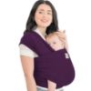 Picture of KeaBabies Baby Wrap Carrier - All in 1 Original Baby Carrier Newborn to Toddler Sling, Easy to Wear, Hands Free Bonding, Lightweight, Breathable Infant Wraps (Royal Purple)