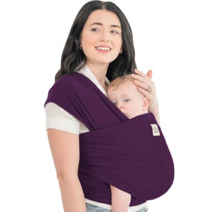 Picture of KeaBabies Baby Wrap Carrier - All in 1 Original Baby Carrier Newborn to Toddler Sling, Easy to Wear, Hands Free Bonding, Lightweight, Breathable Infant Wraps (Royal Purple)