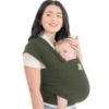Picture of KeaBabies Baby Wrap Carrier - All in 1 Original Baby Carrier Newborn to Toddler Sling, Easy to Wear, Hands Free Bonding, Lightweight, Breathable Infant Wraps (Forest)