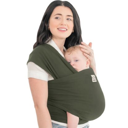 Picture of KeaBabies Baby Wrap Carrier - All in 1 Original Baby Carrier Newborn to Toddler Sling, Easy to Wear, Hands Free Bonding, Lightweight, Breathable Infant Wraps (Forest)