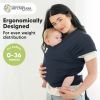 Picture of KeaBabies Baby Wrap Carrier - All in 1 Original Baby Carrier Newborn to Toddler Sling, Easy to Wear, Hands Free Bonding, Lightweight, Breathable Infant Wraps (Midnight)