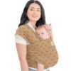 Picture of KeaBabies Baby Wrap Carrier - All in 1 Original Baby Carrier Newborn to Toddler Sling, Easy to Wear, Hands Free Bonding, Lightweight, Breathable Infant Wraps (Rainbow)