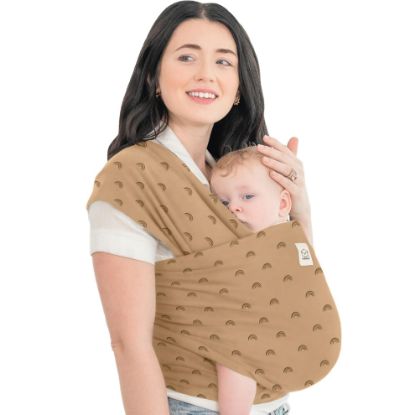 Picture of KeaBabies Baby Wrap Carrier - All in 1 Original Baby Carrier Newborn to Toddler Sling, Easy to Wear, Hands Free Bonding, Lightweight, Breathable Infant Wraps (Rainbow)