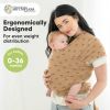 Picture of KeaBabies Baby Wrap Carrier - All in 1 Original Baby Carrier Newborn to Toddler Sling, Easy to Wear, Hands Free Bonding, Lightweight, Breathable Infant Wraps (Rainbow)