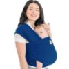 Picture of KeaBabies Baby Wrap Carrier - All in 1 Original Baby Carrier Newborn to Toddler Sling, Easy to Wear, Hands Free Bonding, Lightweight, Breathable Infant Wraps (Cobalt Blue)