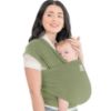 Picture of KeaBabies Baby Wrap Carrier - All in 1 Original Baby Carrier Newborn to Toddler Sling, Easy to Wear, Hands Free Bonding, Lightweight, Breathable Infant Wraps (Dusty Olive)