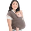 Picture of KeaBabies Baby Wrap Carrier - All in 1 Original Baby Carrier Newborn to Toddler Sling, Easy to Wear, Hands Free Bonding, Lightweight, Breathable Infant Wraps (Copper Gray)
