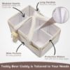 Picture of PeraBella Baby Diaper Caddy Organizer - Changing Table & Car Caddy, Nursery Diaper Storage Basket for Diapers & Wipes