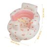 Picture of EKEPE Inflatable Baby Chair with Built in Air Pump, Sit me Up Floor Seat for Baby 3 Months & Up, Blow Up Baby Seats for for Infants for Sitting Up - Bunny