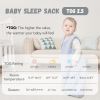 Picture of Yoofoss Baby Sleep Sack 6-12 Months TOG 2.5 Winter Baby Wearable Blanket, 100% Cotton Infant Toddler Sleeping Sack 2-Way Zipper Warm Quilted Sleep Sack