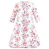 Picture of Hudson Baby Unisex Baby Cotton Wearable Sleeping Bag, Sack, Blanket, Floral Bouquet Long Sleeve, 12-18 Months