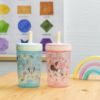 Picture of Zak Designs Disney Minnie Mouse Kelso Toddler Cups For Travel or At Home, 15oz 2-Pack Durable Plastic Sippy Cups With Leak-Proof Design is Perfect For Kids (Minnie Mouse)