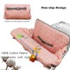 Picture of Shopping Cart Covers for Baby Girl, Cotton High Chair Cover, Toddler Grocery cart Cushion, Infant Cart Cover for Babies Girl, Machine Washable (Pink)