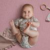Picture of Blissful Diary Muslin Crib Sheets for Girl Boy, Boho Neutral Soft Cotton Baby Sheet for 52''x28'' Standard Crib Mattress, 2 Pack(Sunshine&Blush Pink)