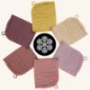 Picture of Baby Washcloths -100% Cotton Muslin Soft Baby Bath Wash Cloths and Absorbent Baby Wipes for Newborns Kids Girls and Boys - 12 Pack, 12x12 Inches - Brown, Honey, Bean Paste Series