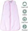 Picture of Sleeping Bag Baby 18 - 36 Months, 1 TOG Super Soft and Cozy Wearable Blanket for Baby,Candy - Pink,X-Large,Ideal for All Seasons . 100% Organic Cotton Lightly Padded.