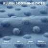 Picture of Yoofoss Fleece Baby Sleep Sack 0-6 Months with Plush Dots, TOG 1.5 Baby Wearable Blanket with 2-Way Zipper, Cotton Toddler Sleep Sack Fleece