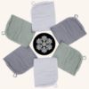 Picture of Baby Washcloths -100% Cotton Muslin Soft Baby Bath Wash Cloths and Absorbent Baby Wipes for Newborns Kids Girls and Boys - 12 Pack, 12x12 Inches - Grey, Green, Slate