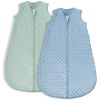 Picture of Yoofoss Fleece Baby Sleep Sack 0-6 Months with Plush Dots, TOG 1.5 Baby Wearable Blanket with 2-Way Zipper, Cotton Toddler Sleep Sack Fleece