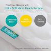 Picture of 2 Pack Pack and Play Mattress Protector Sheets Fitted Waterproof Playard Mattress Pad Cover, Compatible with Graco Pack n Play & Dream On Me & Pamo Babe, Playpen/Playard Sheet, White&Gray, 39" x 27"