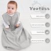 Picture of Yoofoss Baby Sleep Sack 0-6 Months 100% Cotton 0.5 TOG Baby Sleeping Bag 2-Way Zipper Toddler Wearable Blankets 3 Pack Breathable Lightweight (Small)