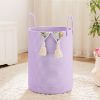 Picture of Artfeel Laundry Basket,Woven Cotton Rope Laundry Hamper,40L for Decorative Storage of Dirty Clothes,Toys and Blankets in Bathroom,Baby Room and Living Room