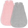 Picture of Yoofoss Fleece Baby Sleep Sack 0-6 Months with Plush Dots, TOG 1.5 Baby Wearable Blanket with 2-Way Zipper, Cotton Toddler Sleep Sack Fleece