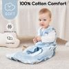 Picture of Yoofoss Baby Sleep Sack 0-6 Months 0.5 Tog Wearable Blanket for Baby, 3 Pack 100% Cotton Infant Toddler Sleeping Sack 2-Way Zipper Lightweight Sleepsack
