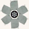 Picture of Baby Washcloths -100% Cotton Muslin Soft Baby Bath Wash Cloths and Absorbent Baby Wipes for Newborns Kids Girls and Boys - 12 Pack, 12x12 Inches - Green